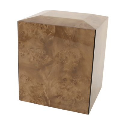 Natural Color Companion Wood Cremation Urn | Urn for Two