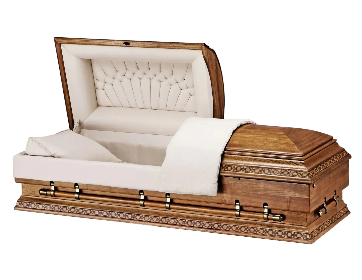 Conrad (Paulownia XL) | Paulownia Wooden Casket with Satin Finish