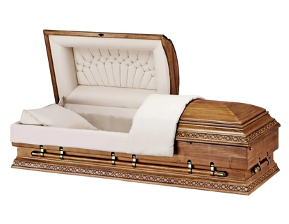 Conrad (Paulownia XL) | Paulownia Wooden Casket with Satin Finish