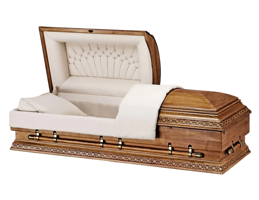 Conrad (Paulownia Oversized) | Paulownia Wooden Casket with Satin Finish