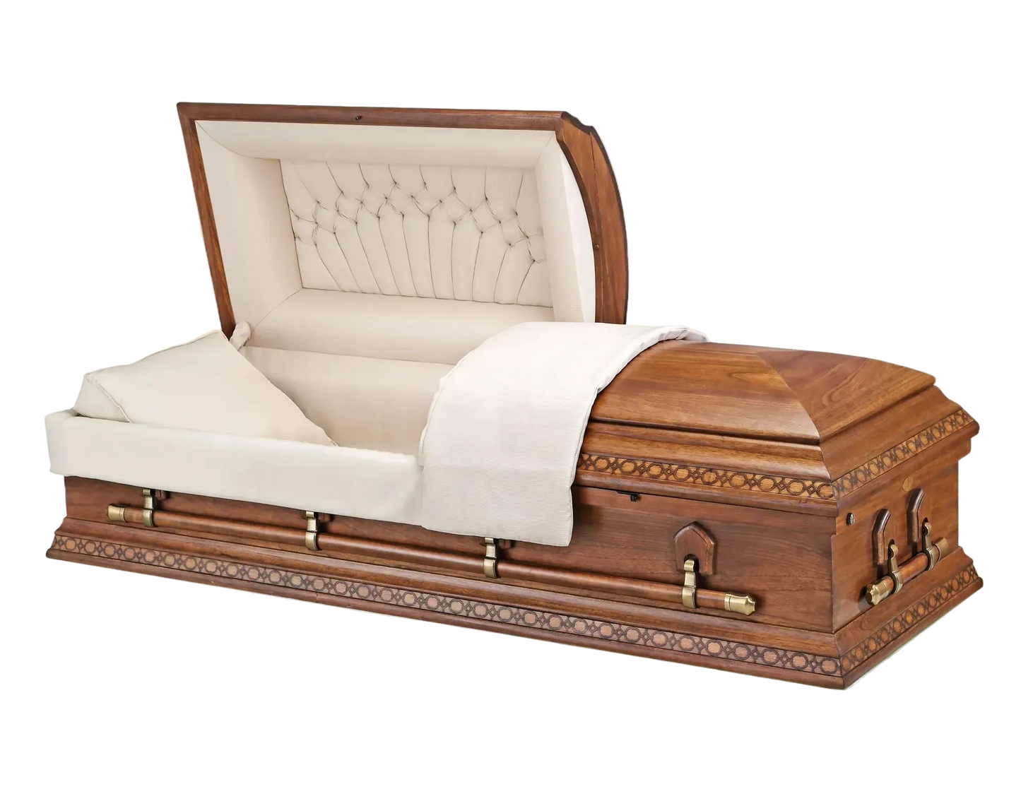 Conrad (Paulownia) | Paulownia Wooden Casket with Satin Finish