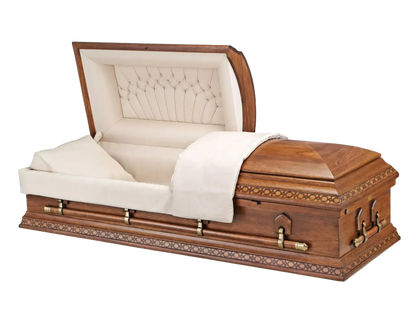 Conrad (Paulownia) | Paulownia Wooden Casket with Satin Finish