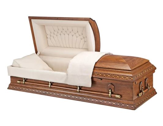 Conrad (Paulownia) | Paulownia Wooden Casket with Satin Finish