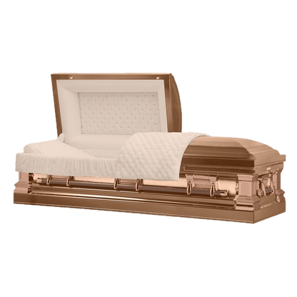 Era Stainless Series | Copper Stainless Steel Casket with Rosetan Interior