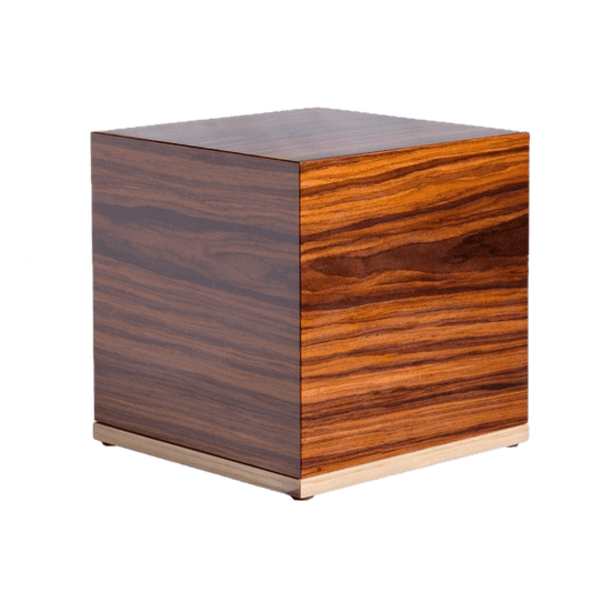 Wood Pet Urn - The Murray in Warm Brown