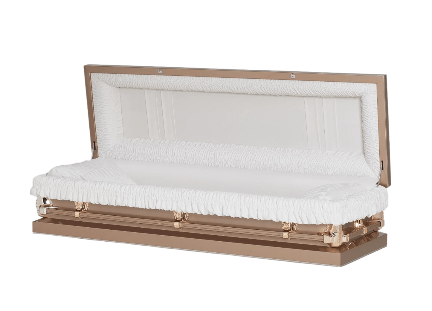 Manson Series | Copper 20-Gauge Steel Casket – Full Couch