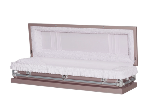 Manson Series | Orchid 20-Gauge Steel Casket – Full Couch