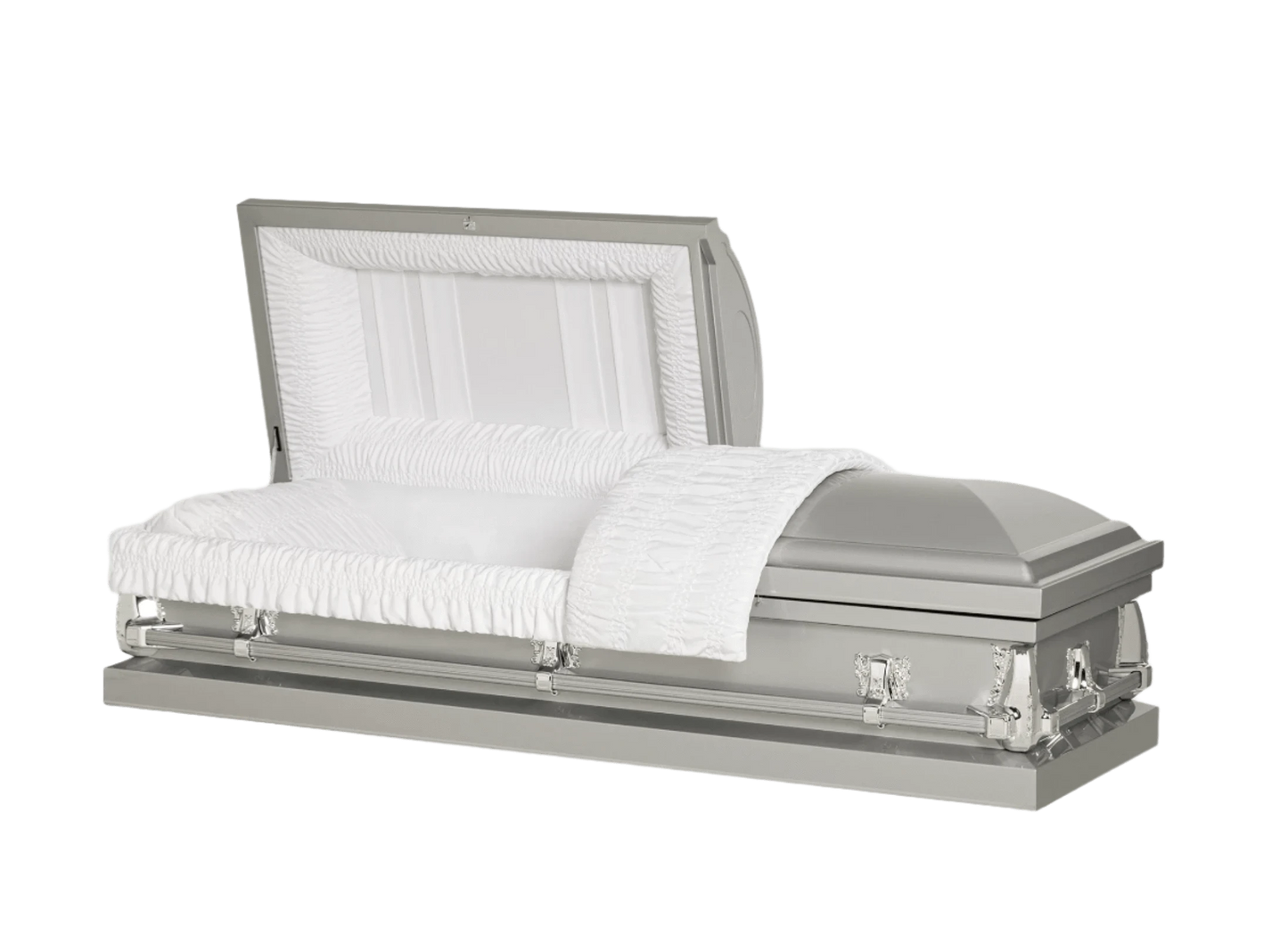 Montana Series | Silver 20-Gauge Steel Casket
