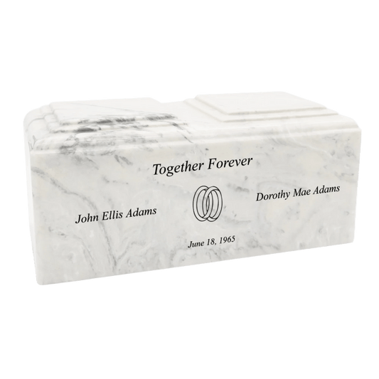 Carrera Companion Marble Urn | Urn for Two