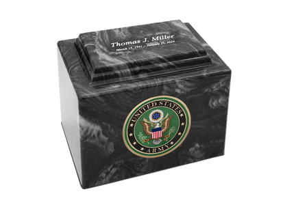 Military Marble Cremation Urn | US Army