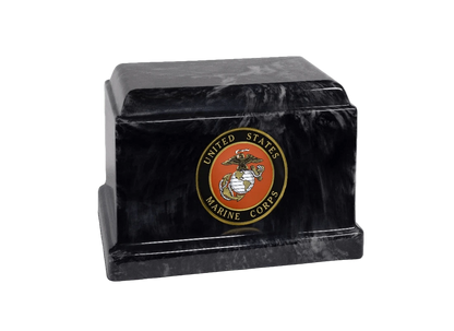 Sentinel Military Marble Cremation Urn | US Marines