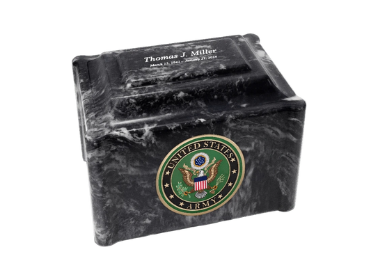 Military Marble Cremation Urn | US Army