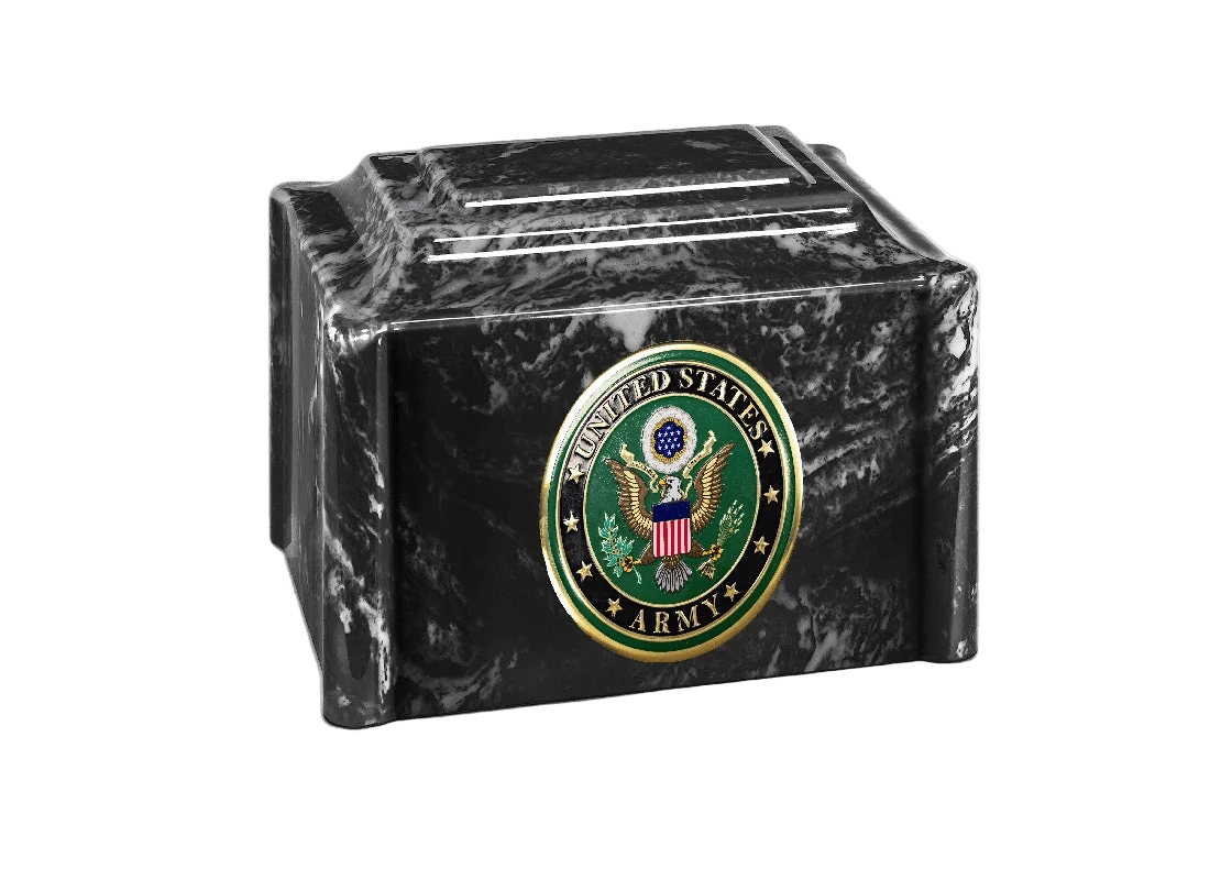 Military Marble Cremation Urn | US Army