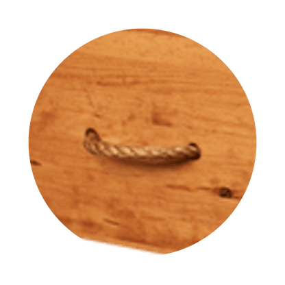Eco II Pine Box | Pine Casket with Rope Handles