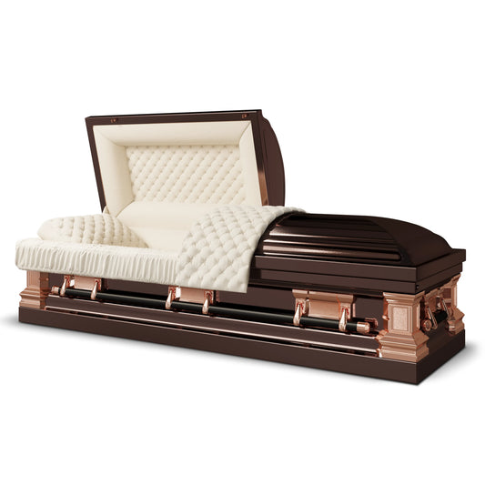 Era Stainless Series (Made in USA) | Bronze Stainless Steel Casket with Rosetan Interior