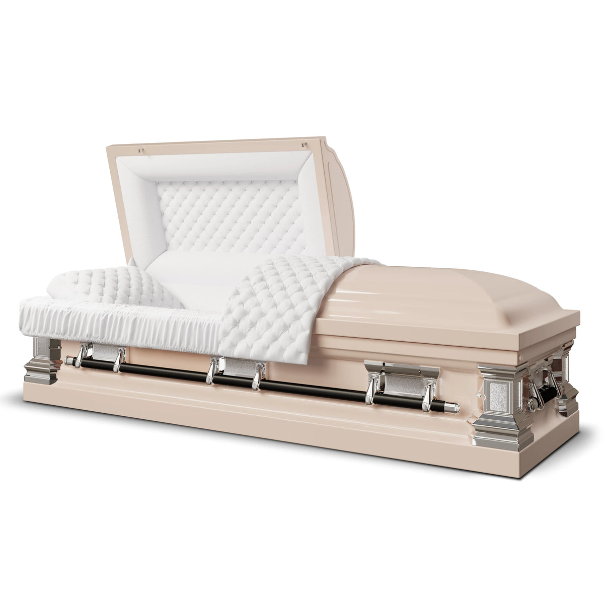Era Stainless Series (Made in USA) | Pink Stainless Steel Casket with White Interior