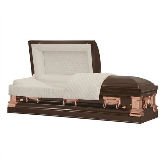 Era Stainless Series (Made in USA) | Bronze Stainless Steel Casket with Rosetan Interior