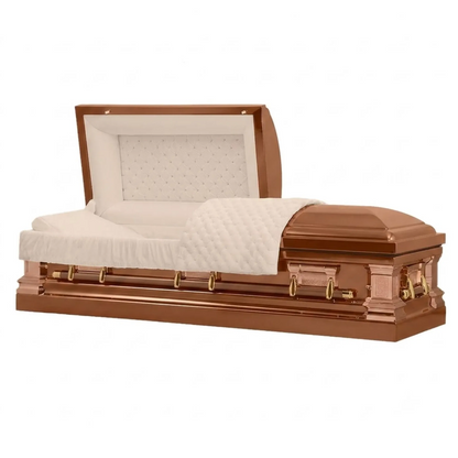 Era Stainless Series (Made in USA) | Copper Stainless Steel Casket with Rosetan Interior