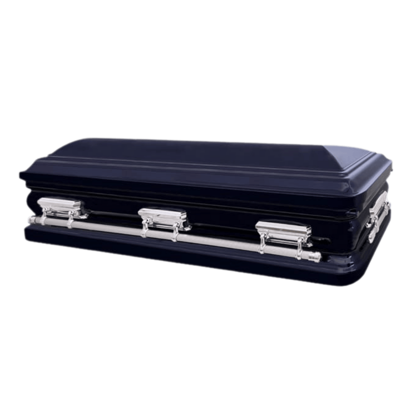Eternal (Full Couch) | Dark Blue Steel Casket