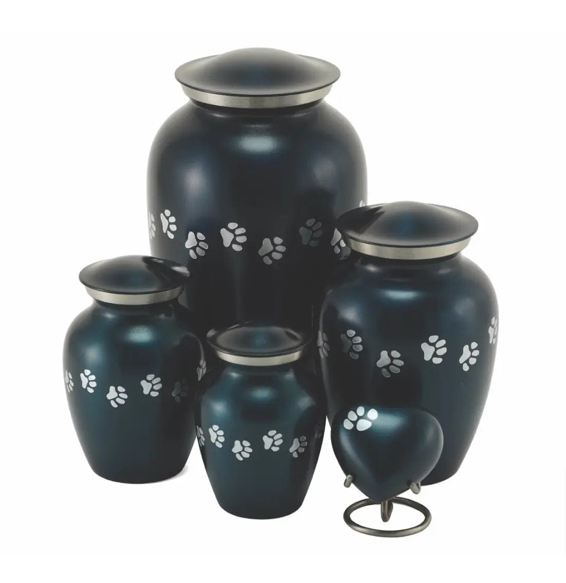 Classic Paws Blue Pet Urn