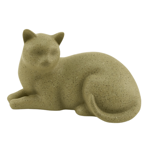 Cozy Cat Fawn Pet Urn