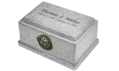 Omega Granite Military Urn | US Army