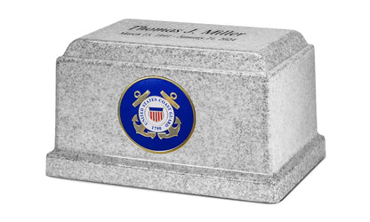 Omega Granite Military Urn | US Coast Guard