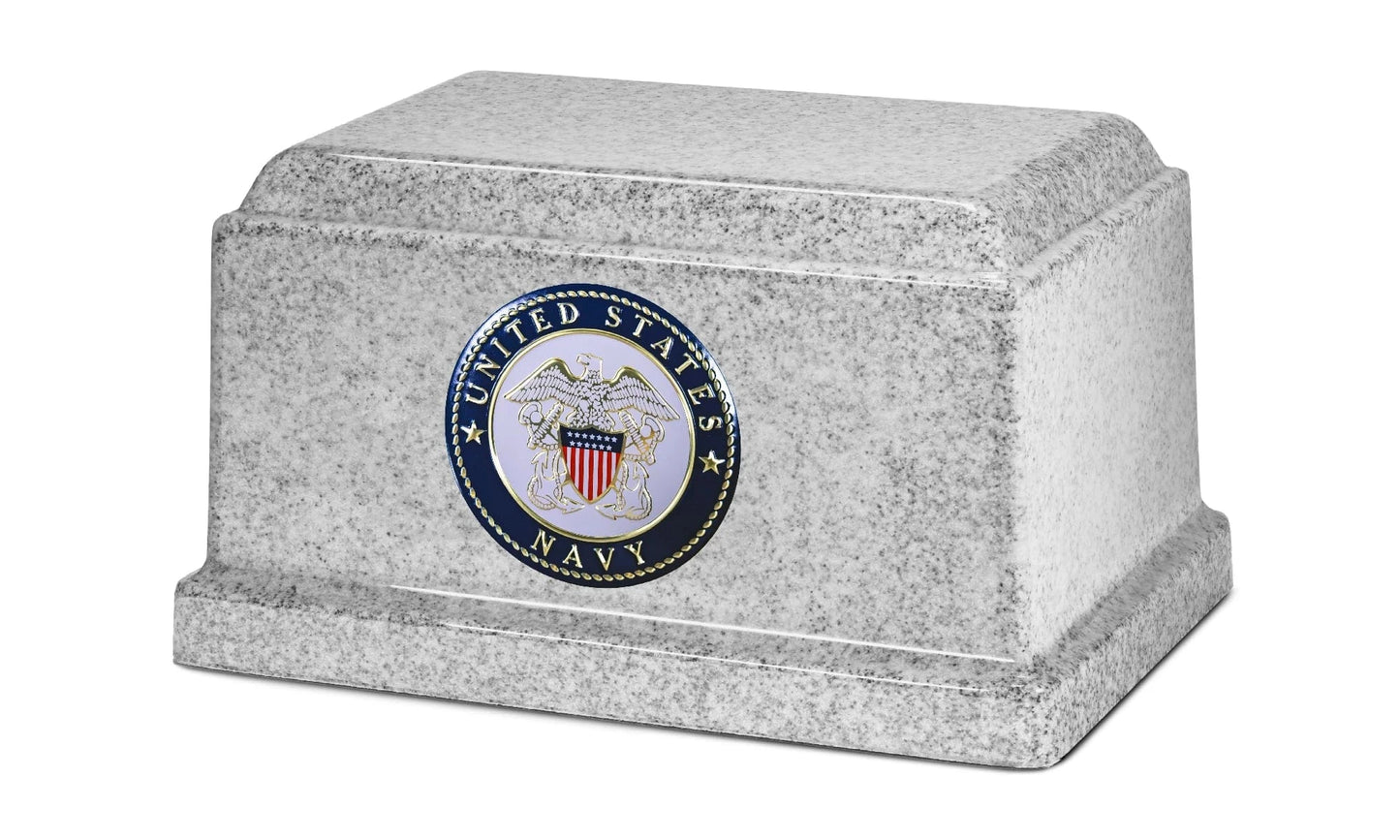 Omega Granite Military Urn | US Navy