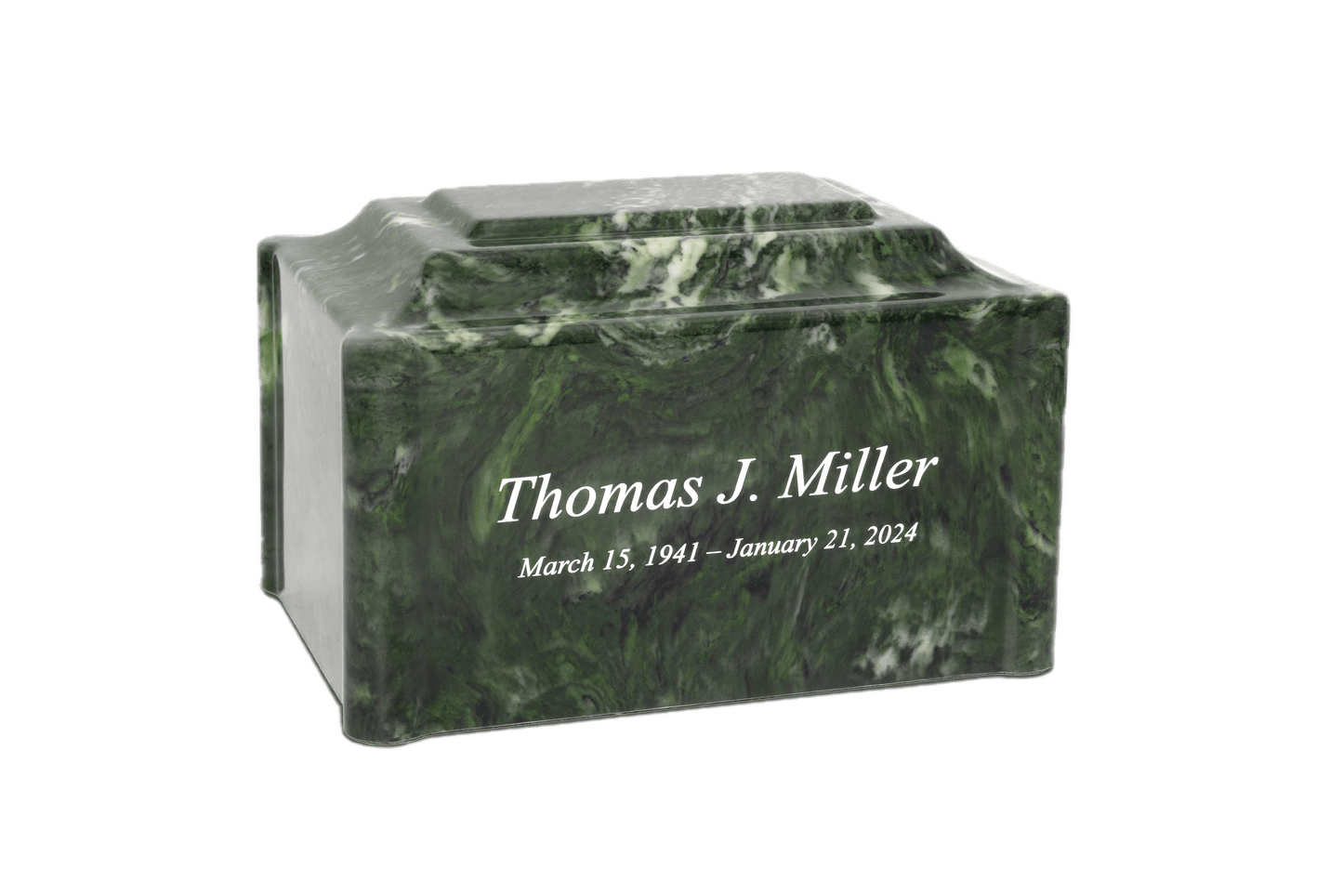 Verde Cultured Marble Cremation Urn