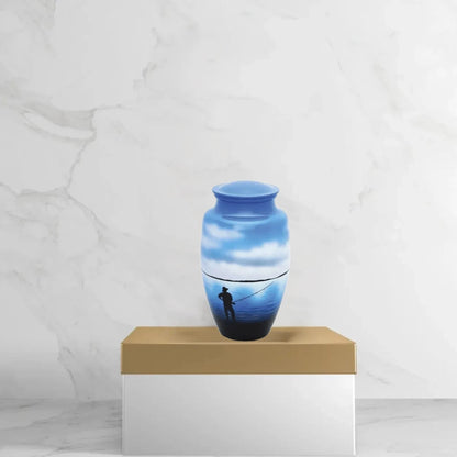 Hand Painted Urns - Fisherman