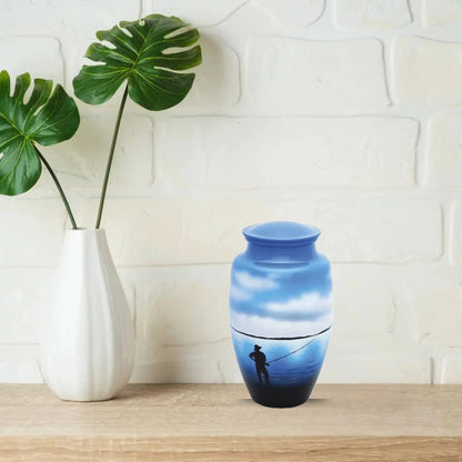 Hand Painted Urns - Fisherman