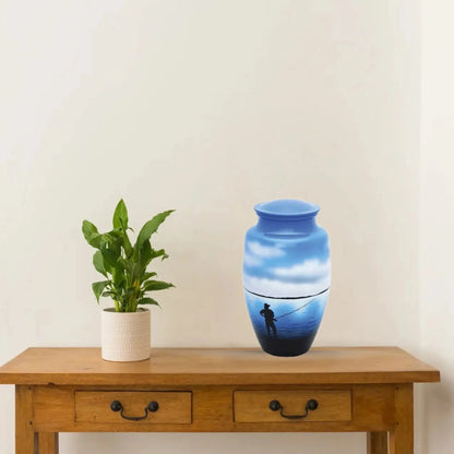Hand Painted Urns - Fisherman