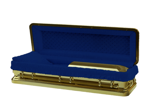 Helios Gold & Blue Casket