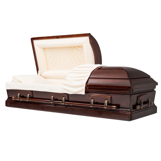 Rockport (Solid Mahogany) | Mahogany Wood Casket