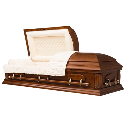 Jackson (Pecan) | Luxury Pecan Casket