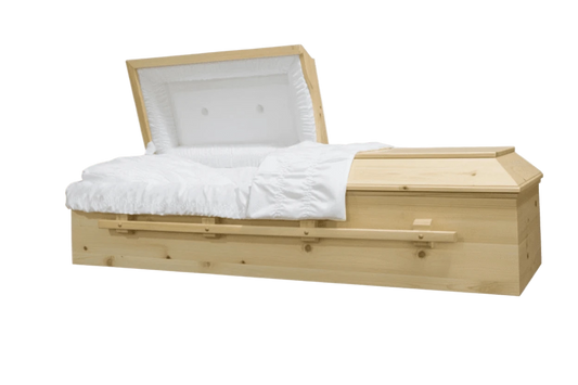 Lancaster (Poplar) | Traditional Natural Poplar Casket