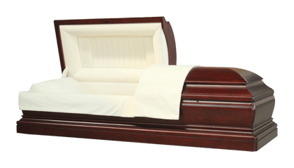 Lexington (Poplar) | Poplar Wood Casket with Satin Finish