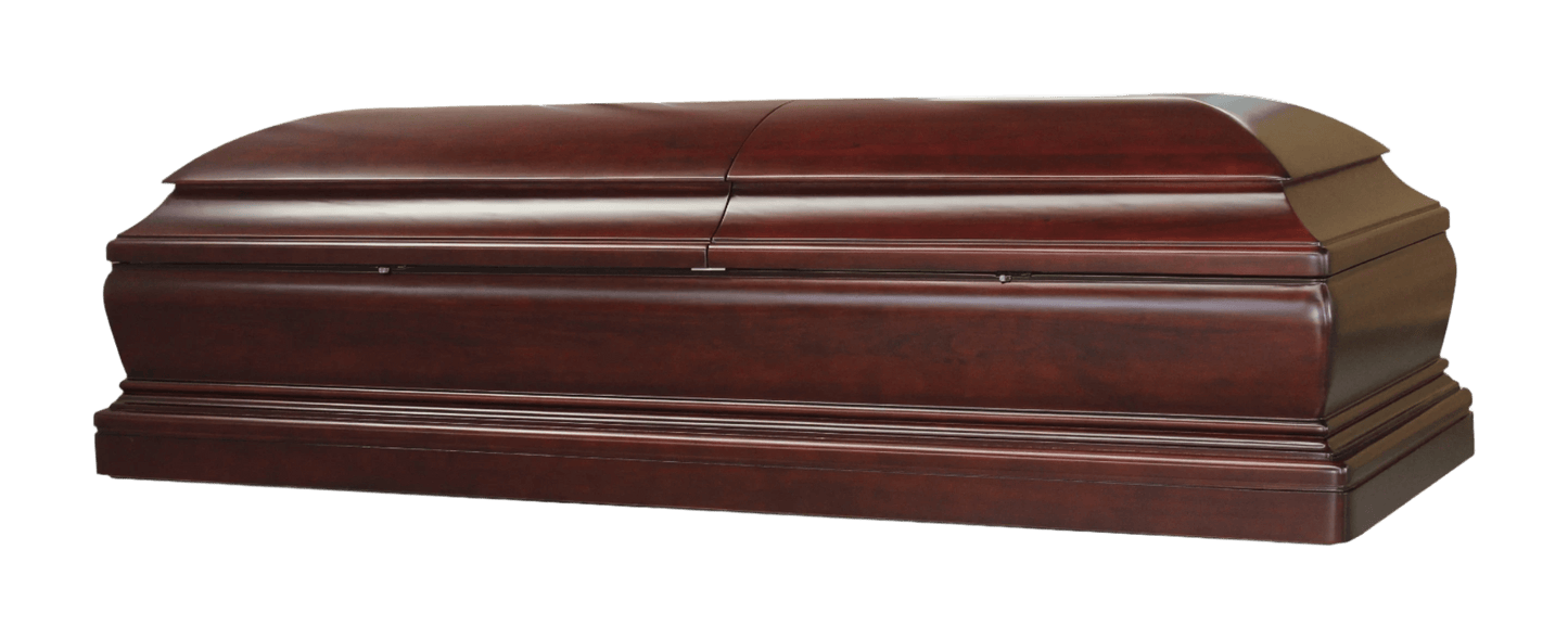 Lexington (Poplar) | Poplar Wood Casket with Satin Finish