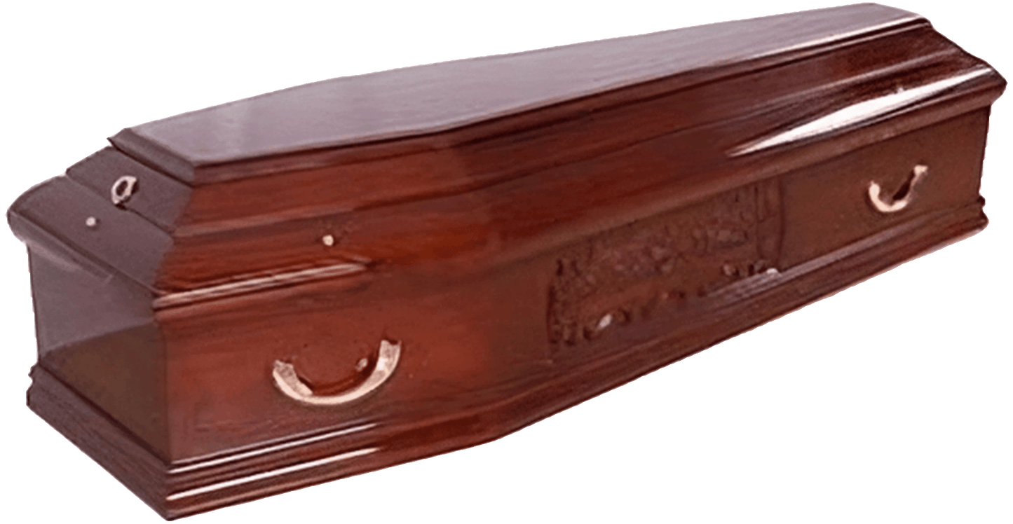 London European Style Coffin | Milan (Poplar) Coffin