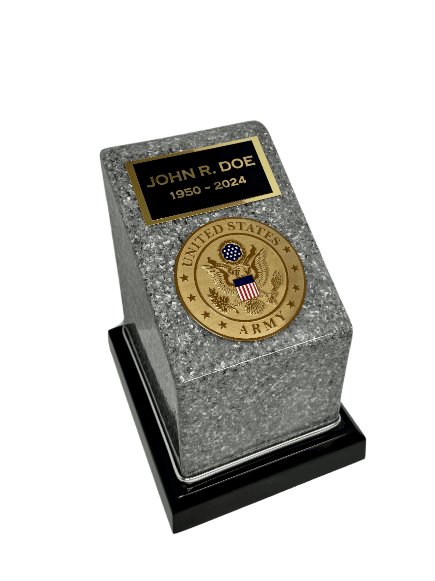 Granite Military Cremation Urn | US Army