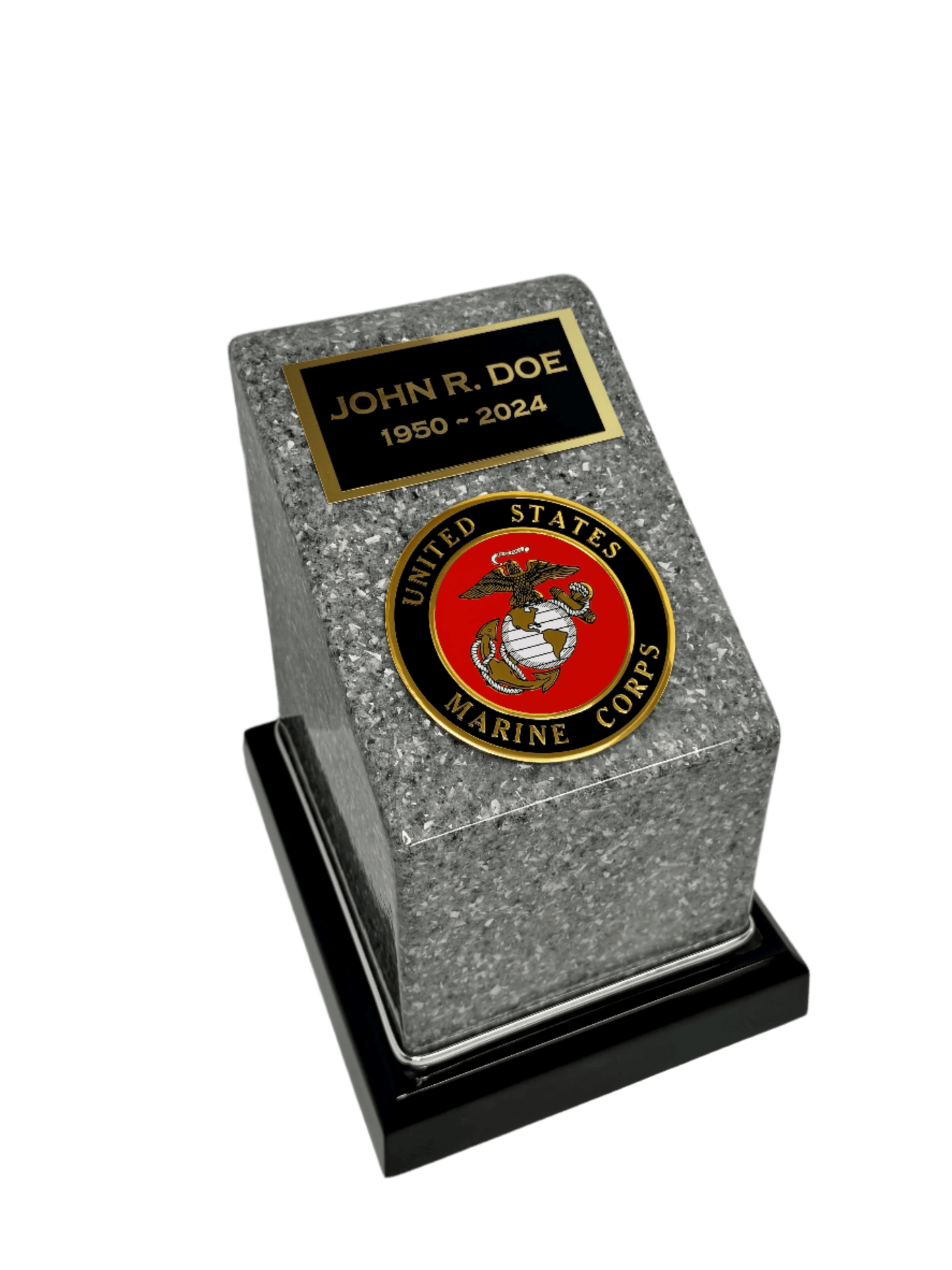 Granite Military Cremation Urn | Marines