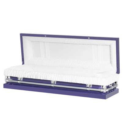 Montana Series | Purple 20-Gauge Steel Casket