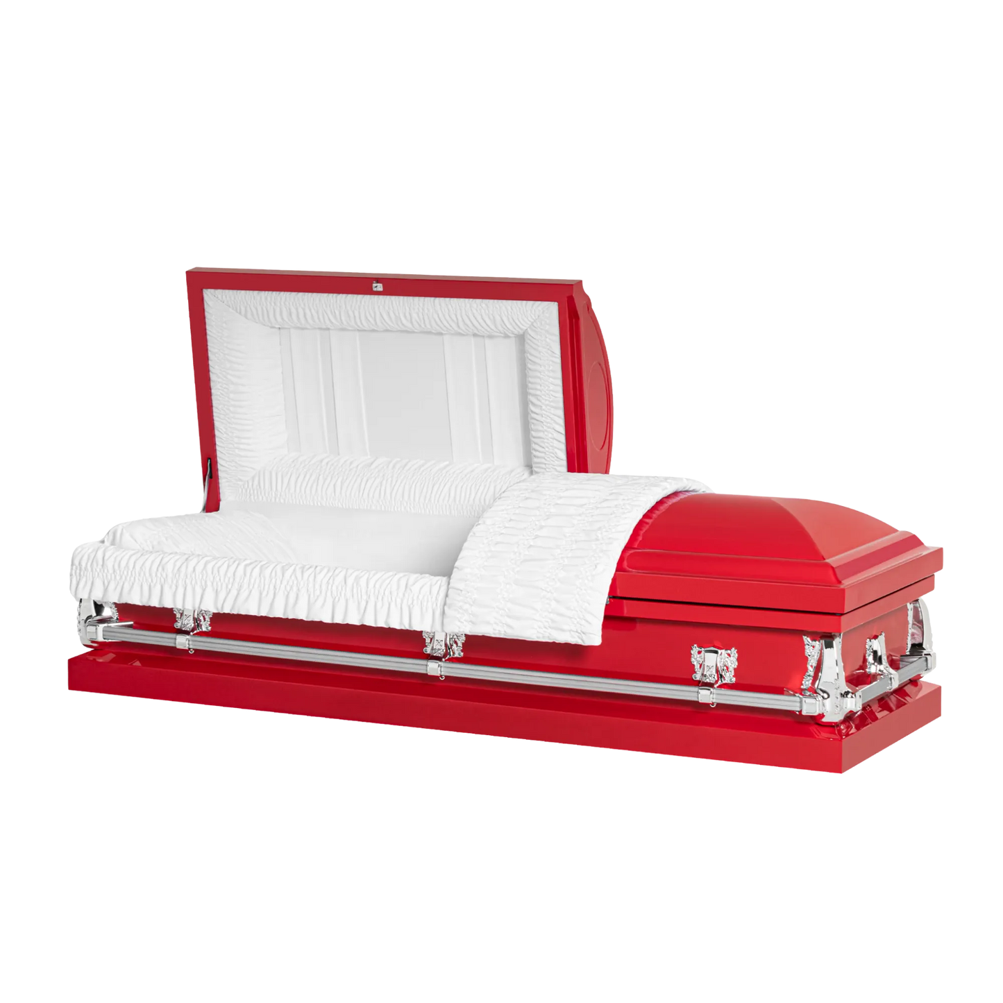 Montana Series | Red 20-Gauge Steel Casket