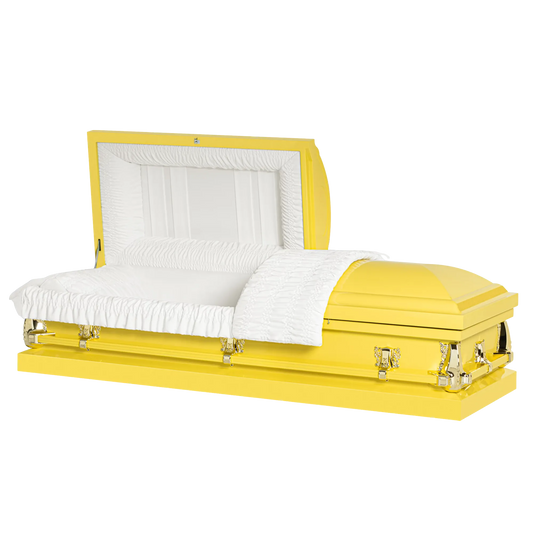 Montana Series | Yellow 20-Gauge Steel Casket