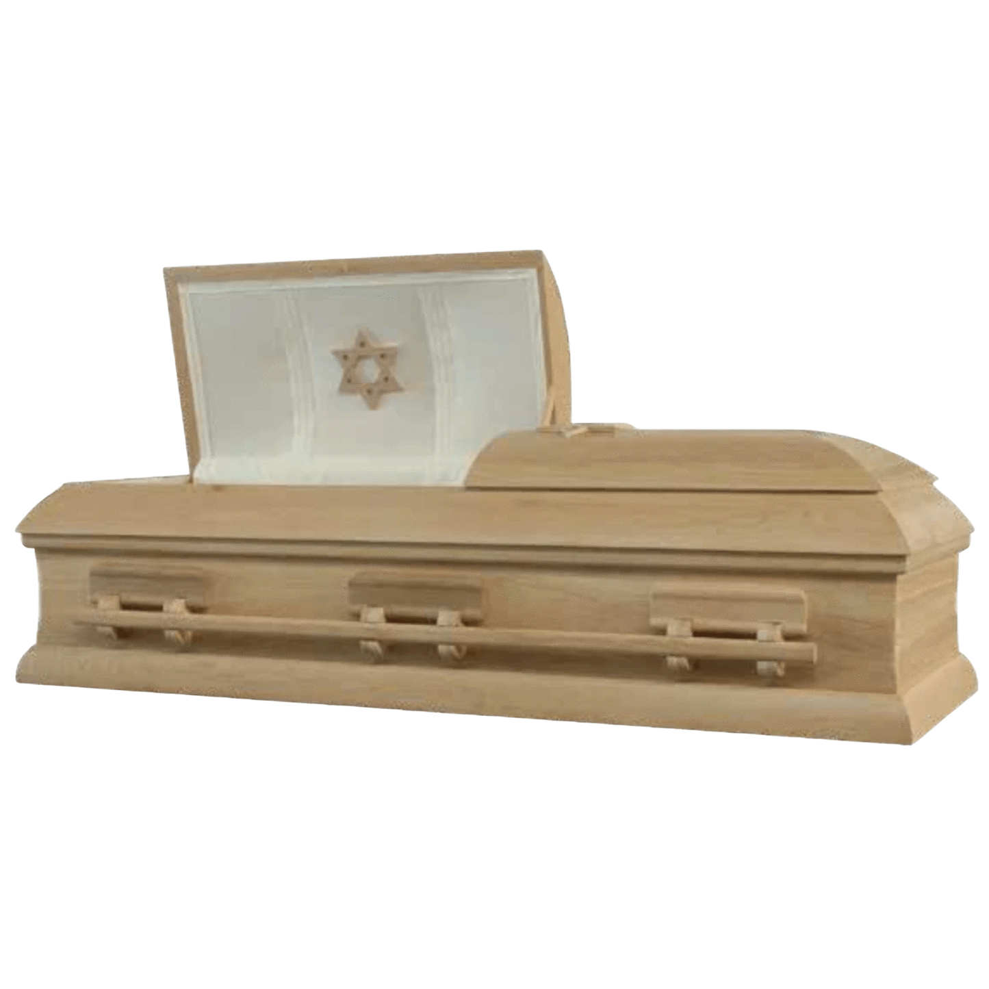 Moses Jewish Casket (Oak) | Wood Casket