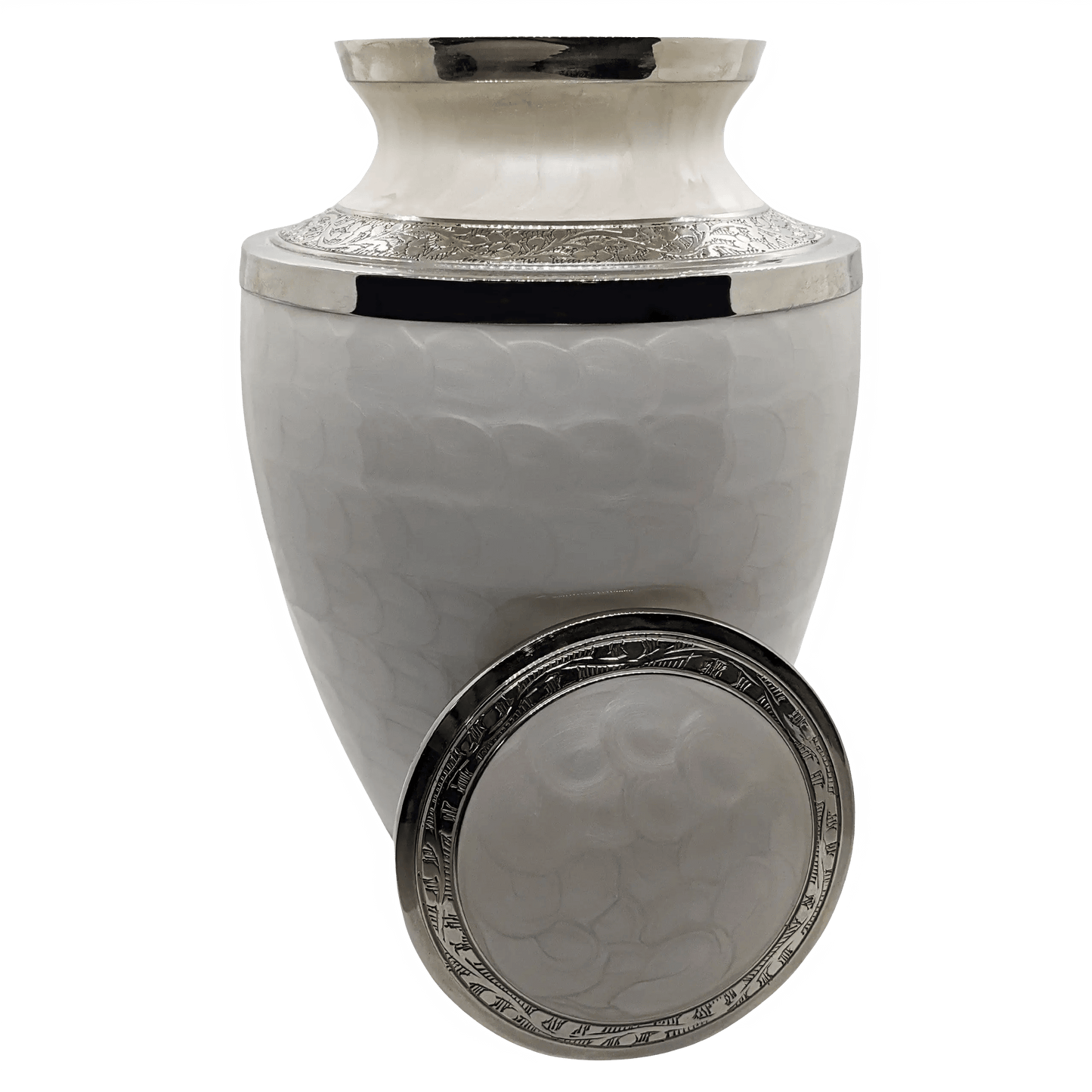 White pet cheap urn