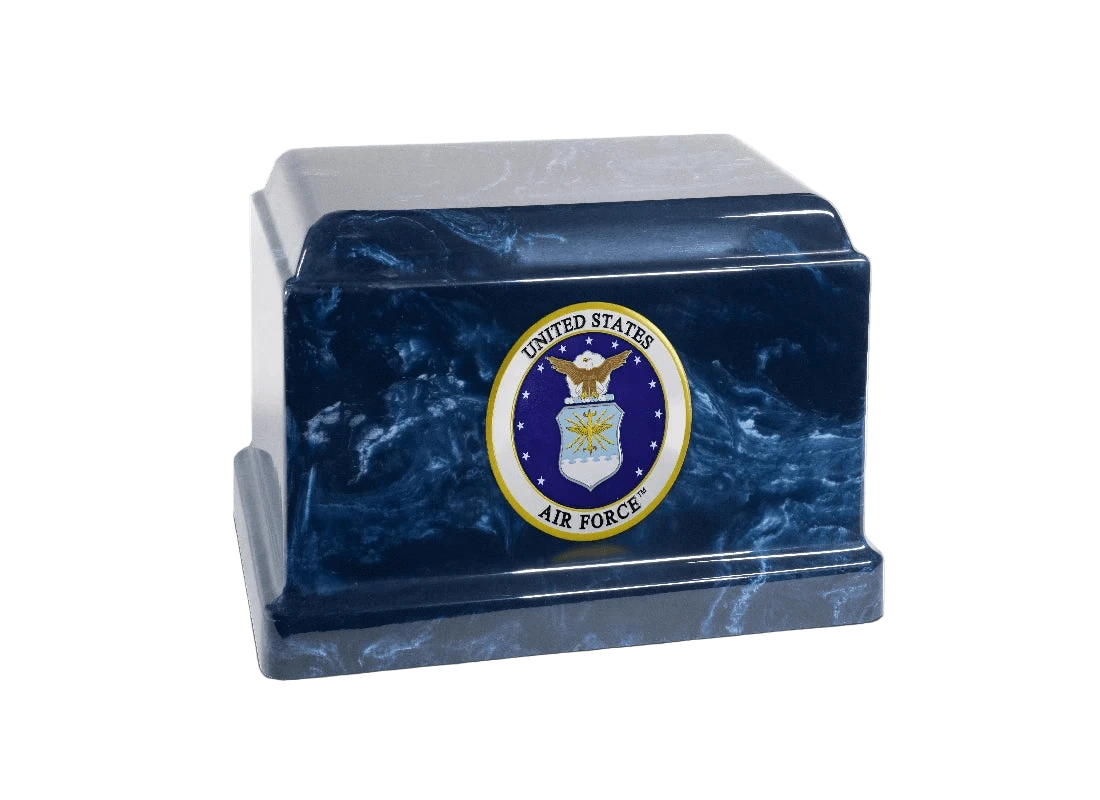 Sentinel Military Marble Cremation Urn | US Air Force