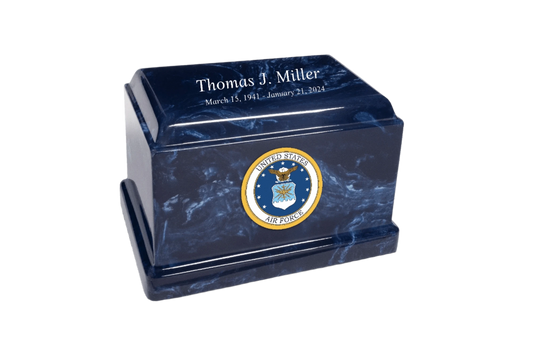 Sentinel Military Marble Cremation Urn | US Air Force