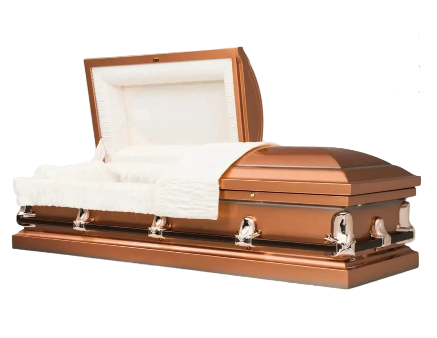 Newfield Coppertone Casket | Coppertone with Shaded Silver Finish