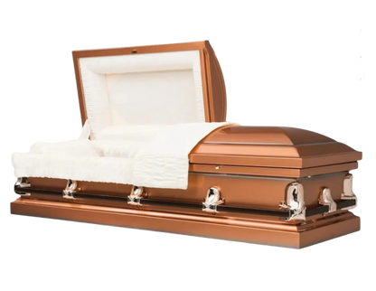 Newfield Coppertone Casket | Coppertone with Shaded Silver Finish